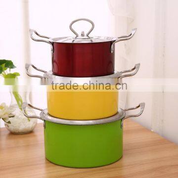 Colorful Cooking Pot Stainless Steel, Cookware Set, Kitchen Ware photo-3