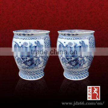 China supplier blue and white porcelain special shape table and chair