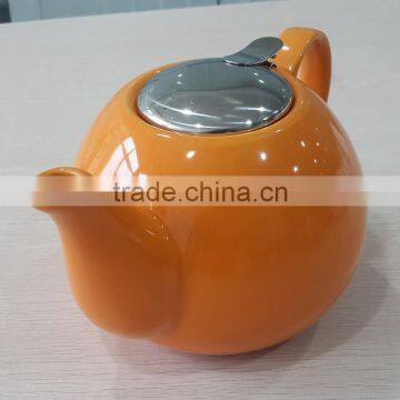 BTHJC-1 Ceramic 1.2L With Stainless Steel Lid and Infuser Teapot photo-2