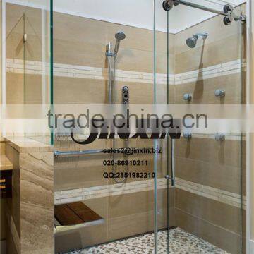 Guangzhou JINXIN 1200mm Sliding Glass Shower Doors With Toughened Safety Glass photo-5