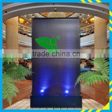 LED Lights Acrylic Water Curtain Indoor Artificial Waterfall Fountain photo-5