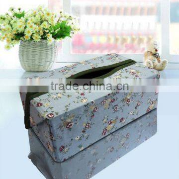 Foldable cloth tissue box