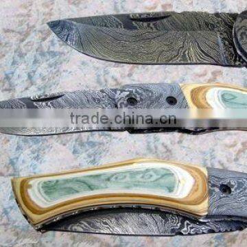 Damascus Knife, Folding