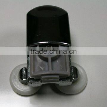 Wooden Plastic Bathroom Privacy Glass Sliding Barn Door Track and Cabin Door Roller photo-5