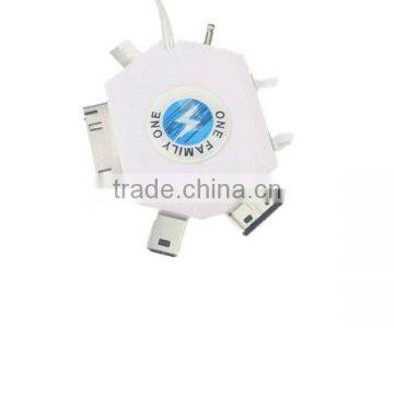 Popular 6 in 1 Mobile USB Charge Adaptors