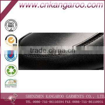 Black Cowhide Leather Officer Business Men Shoes photo-5