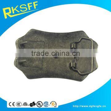Chinese Classic Dark Grey Metal Belt Buckle photo-4