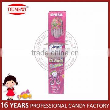 3 in 1 Mixed Fruit Flavors CC Stick Sour Powder Candy photo-3