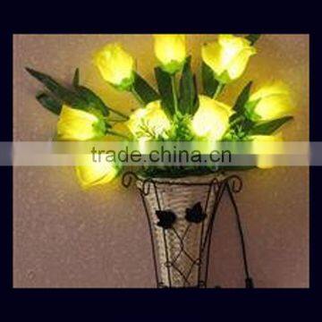 New Design Artificial plastic/Silk Flowers With Led Lights