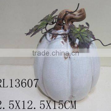 Halloween Ceramic Pumkin With LED Light photo-5