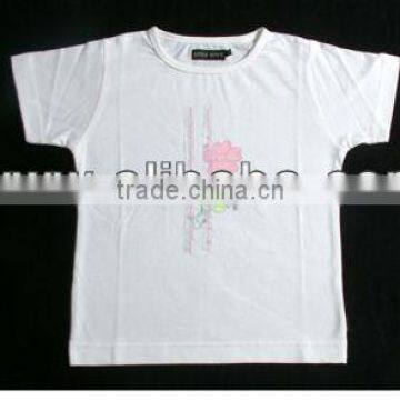 Organic Cotton Knitted Girls t Shirt_100% Organic Cotton Comfortable Baby T-shirt and Organic Printed photo-1