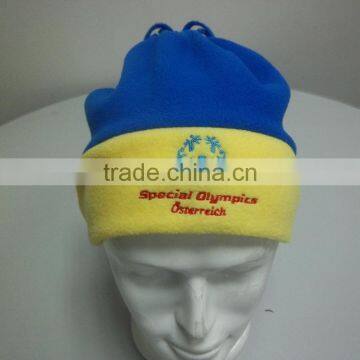 wholesale special high quality beanie cap custom design your own logo polar fleece beanie cap