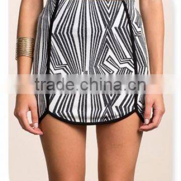 2015 New Fashion Hudson Contrast Mini Skirt for Ladies 51031# photo-2