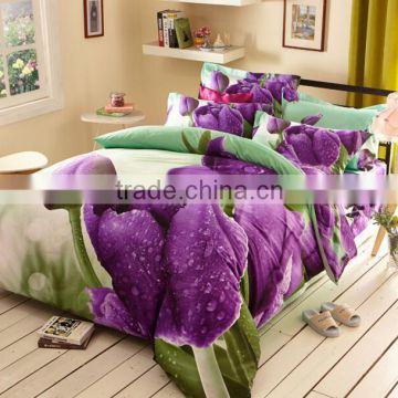 new products Korea digital printed bed sheet/ Flat Sheet/bedspreed