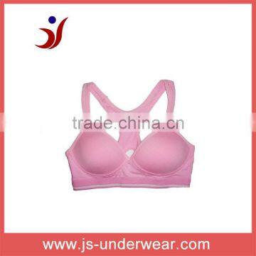 fashion cotton sports girl wear bra teenager underwear