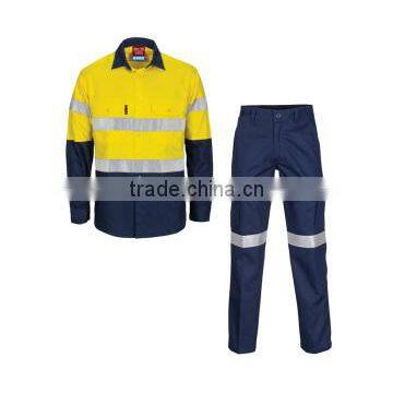 Custom High Quality Unisex Orange Reflective Waterproof Safty Coverall Uniform photo-2