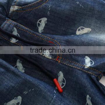 New Style Boys Pants Jeans Back Pocket Cartoon Denim Short Printed Designs photo-4