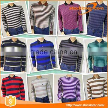 Stock Mens Long Full Sleeve Polo Shirts Inventory