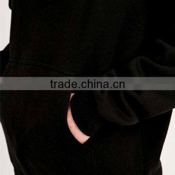 Custom Wholesale Solid Color Black Hoodie Blank High Quality Hoodies photo-5