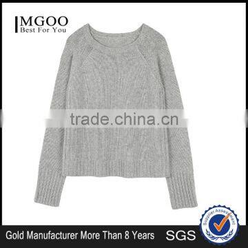 Grey Ladies Sweater Designs Pictures Sweater Women Fashionable Knitwear 2016