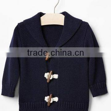 Toggle Shawlneck Cardigan Boys Cotton Sweater Design 2016 photo-2