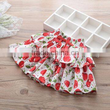 Classical Cherry Pattern Sweet Girl Skirt Girls Dress Names With Pictures Wholesale