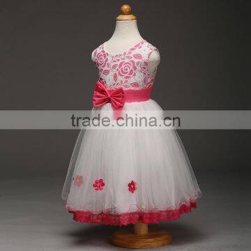 LM8015#2017Hot Sells Children Girl Wedding Dress Baby Frock Design Pictures photo-2