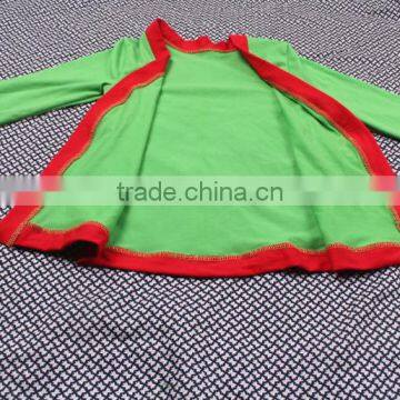 Knitting Cotton Green Color Girls Stylish Overall Fashion Smock-Frock Children Outer Garment photo-5
