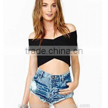 Black Sexy off the Shoulder Backless women's clothing