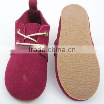 Children casual shoes leather baby hard sole shoes