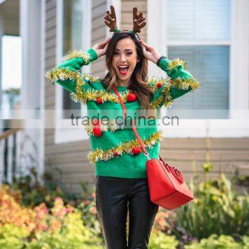 DIY Ugly Christmas Sweater women's Make Your Own Ugly Christmas Sweater