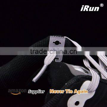 Convenient Never Need Tie Elastic Lazy Laces For Sport Triathlon - Black No Tie Friendly and Easyly Slip-on Shoelace - 10 Colors photo-3