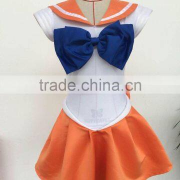 Walson G35 Sailor Moon Mercury Costume Cosplay Uniform Fancy Dress Sailormercury Gloves photo-2