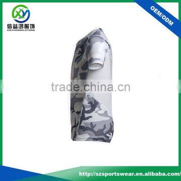 2017 OEM Service High Quality Polyester Fabric Dry Fit Camo t Shirt / Gym Shirt / Fitness Shirt photo-3