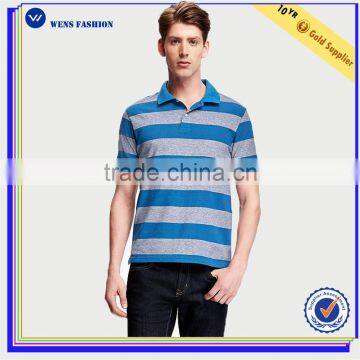 Hot Sale Polo Shirt Cotton Shortsleeve Striped Polo Shirt For Men