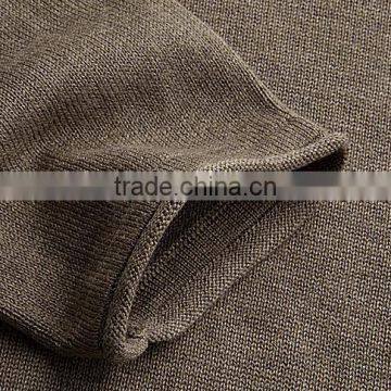 Mans Crew Neck Split Joint Pattern Tight Pullover Sweater for Wholesale photo-5