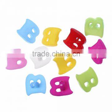 Custom Multicolor Alphabet/Letter "B" Shaped Resin Shank Buttons photo-3