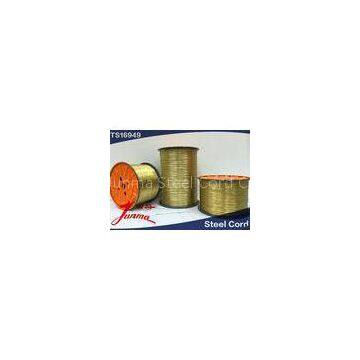 Copper Coated LongLife Industrial Tire Steel Wire / Tyre Cords 3*0.24 / 9*0.225W HT