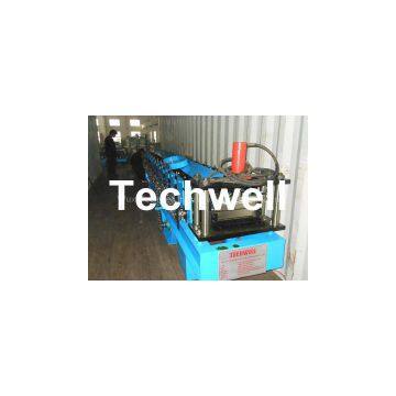 Standing Seam Roof Panel Roll Forming Machine With Hydraulic Cutting Device