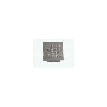 unattended payment terminals 12 flush keys crispy tactile feedback metal numeric keypad