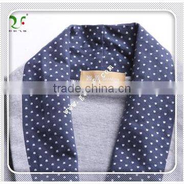 100% Cotton Kimono Collar Mens Robe photo-3