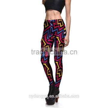 arrow flash stripe joggingyoga legging capris/morning xg plus size fitness training athletic legging/ sports pants