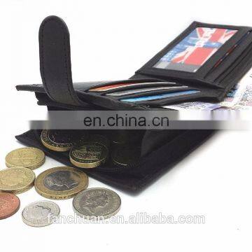 Rfid Blocking Mens Designer Soft Leather Wallet With Large Zip Coin Pocket/Pouch photo-2