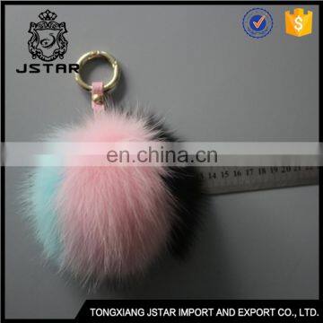 2017 Body Fur Accessory Big Pompom Fox Ball