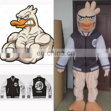 Custom duck mascot handmade duck costume for adults