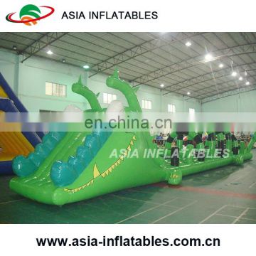 Wholesale inflatable obstacle course floating obstacle course equipment aqua run inflatable for swimming pool and lake