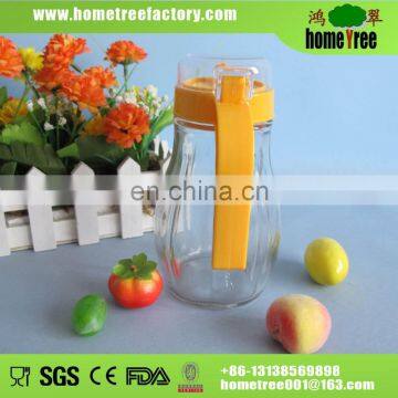 Plastic Lid Glass Cooking Oil Can With Handle 400ML photo-3