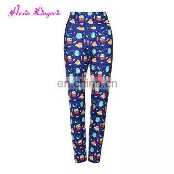 China Factory Oem super soft spandex sexy asian womens digital print leggings