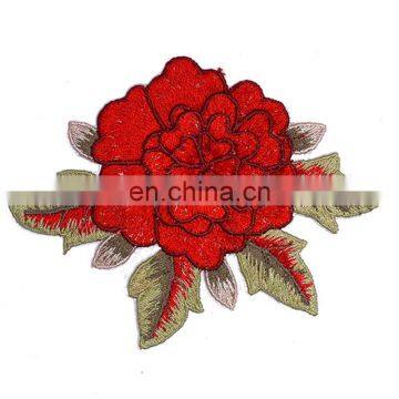 High Quality Custom Iron on Embroidery Patch Flowers photo-5