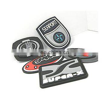 soft pvc rubber LOGO patch